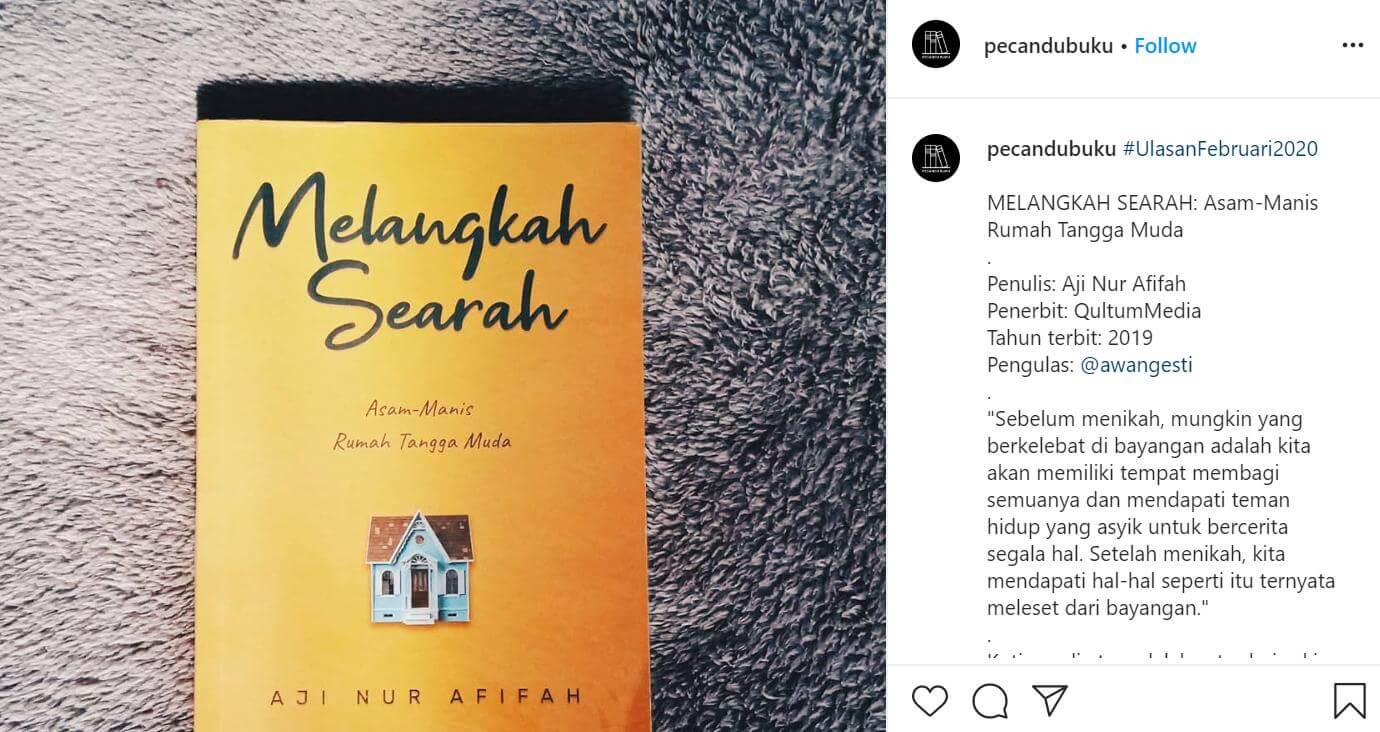 Salah satu ulasan dari anggota Pecandu Buku
